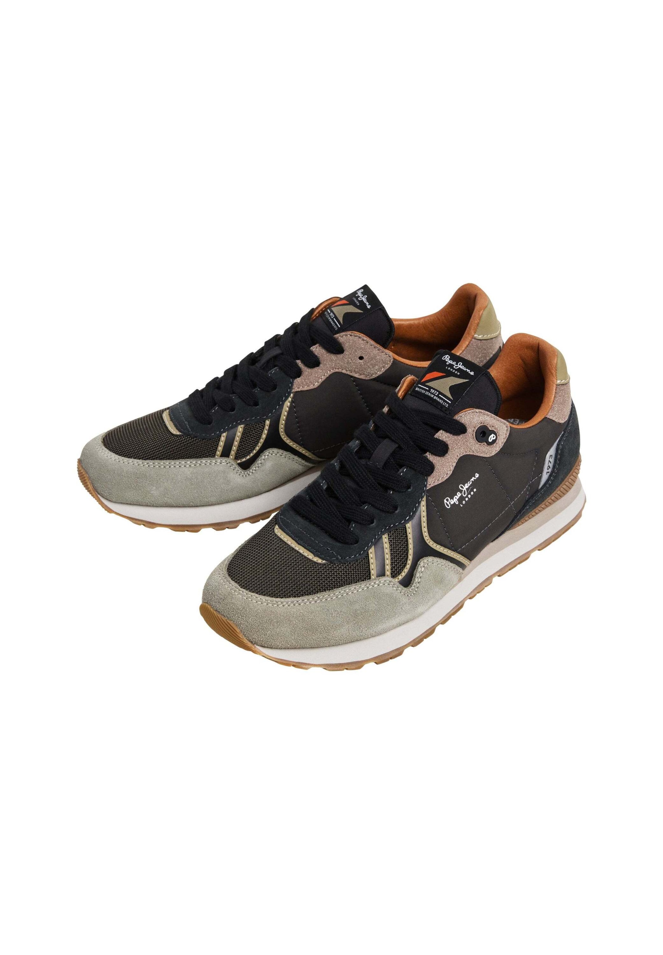 Baskets basses 'Brit City' Pepe Jeans en gris