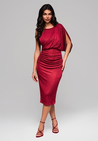 Robe de soirée Ombre en rouge