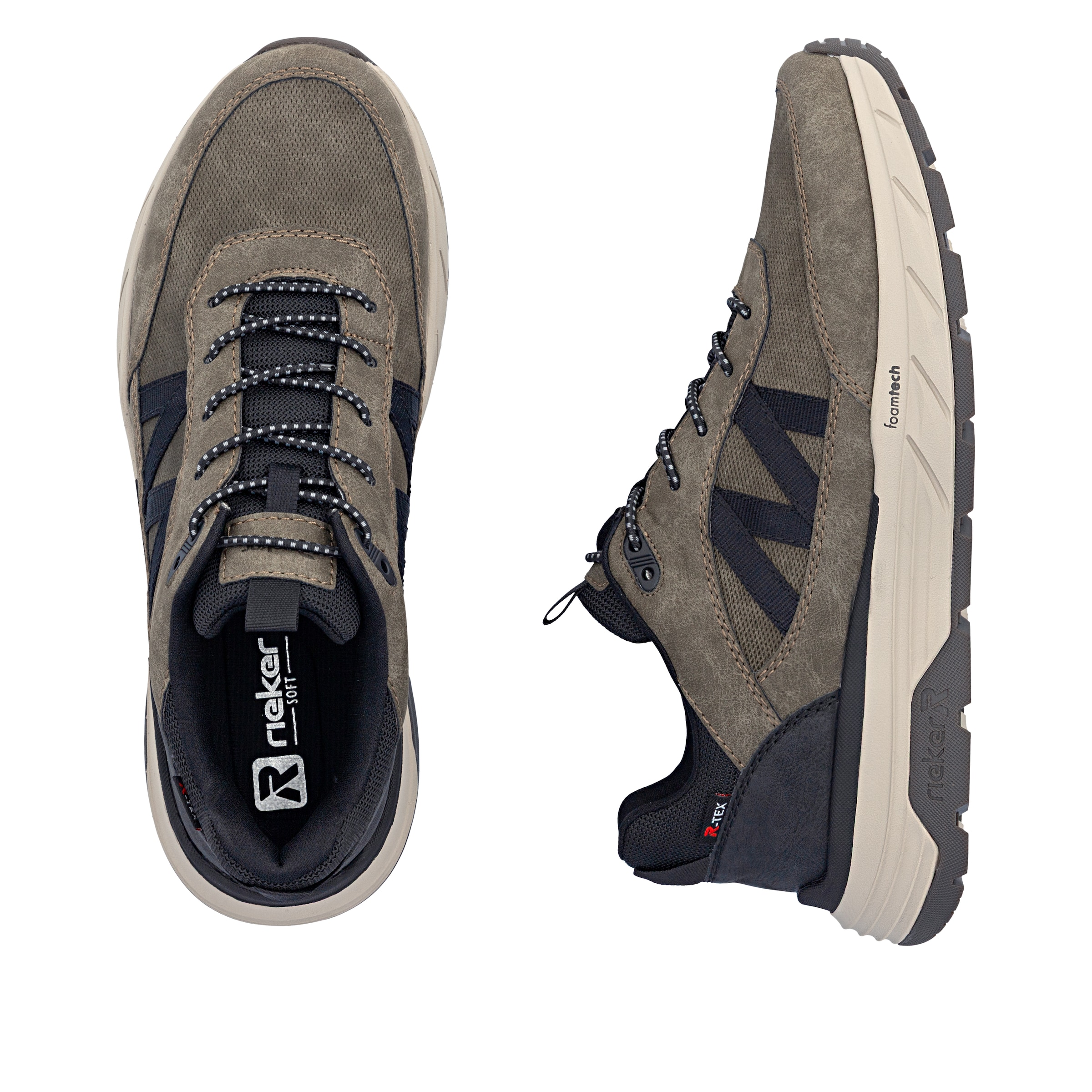 Sneaker bassa di Rieker in marrone