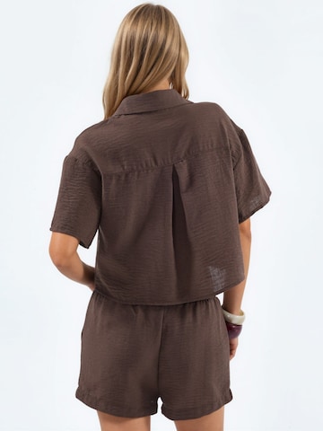 Camicia da donna di Busem in marrone