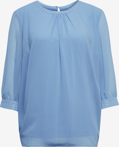 Goldner Bluse in hellblau, Produktansicht