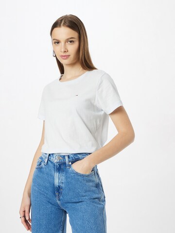 Tommy Jeans T-shirt i blå: framsida