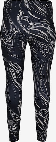 Zizzi Skinny Leggings 'Jadan' in Blue