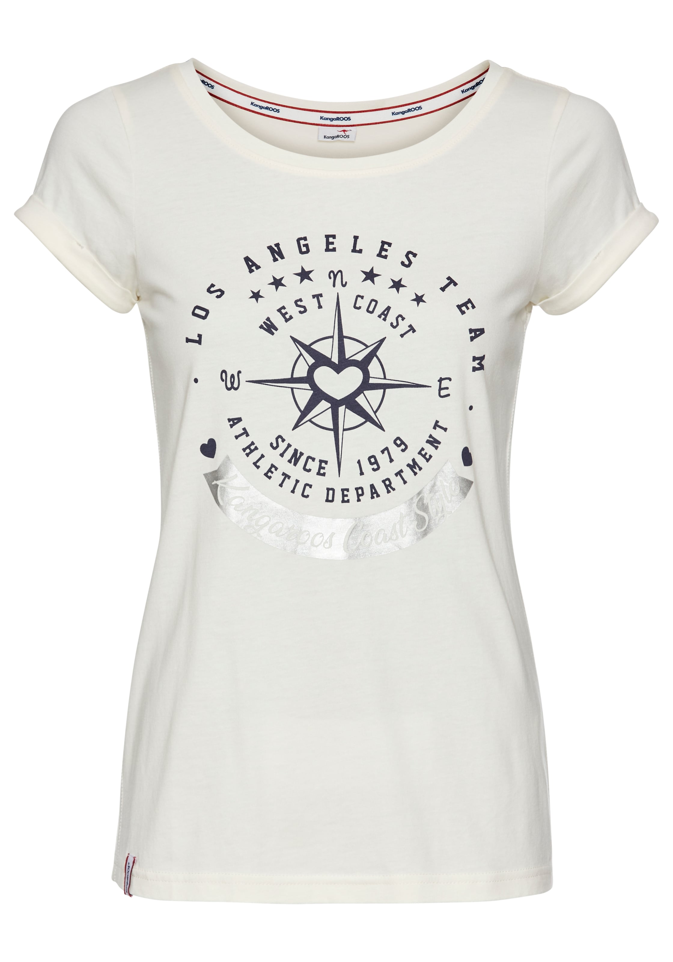 KangaROOS Shirt in White: front