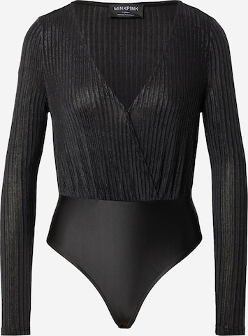 Shirtbody 'LEILA' MINKPINK en noir : devant