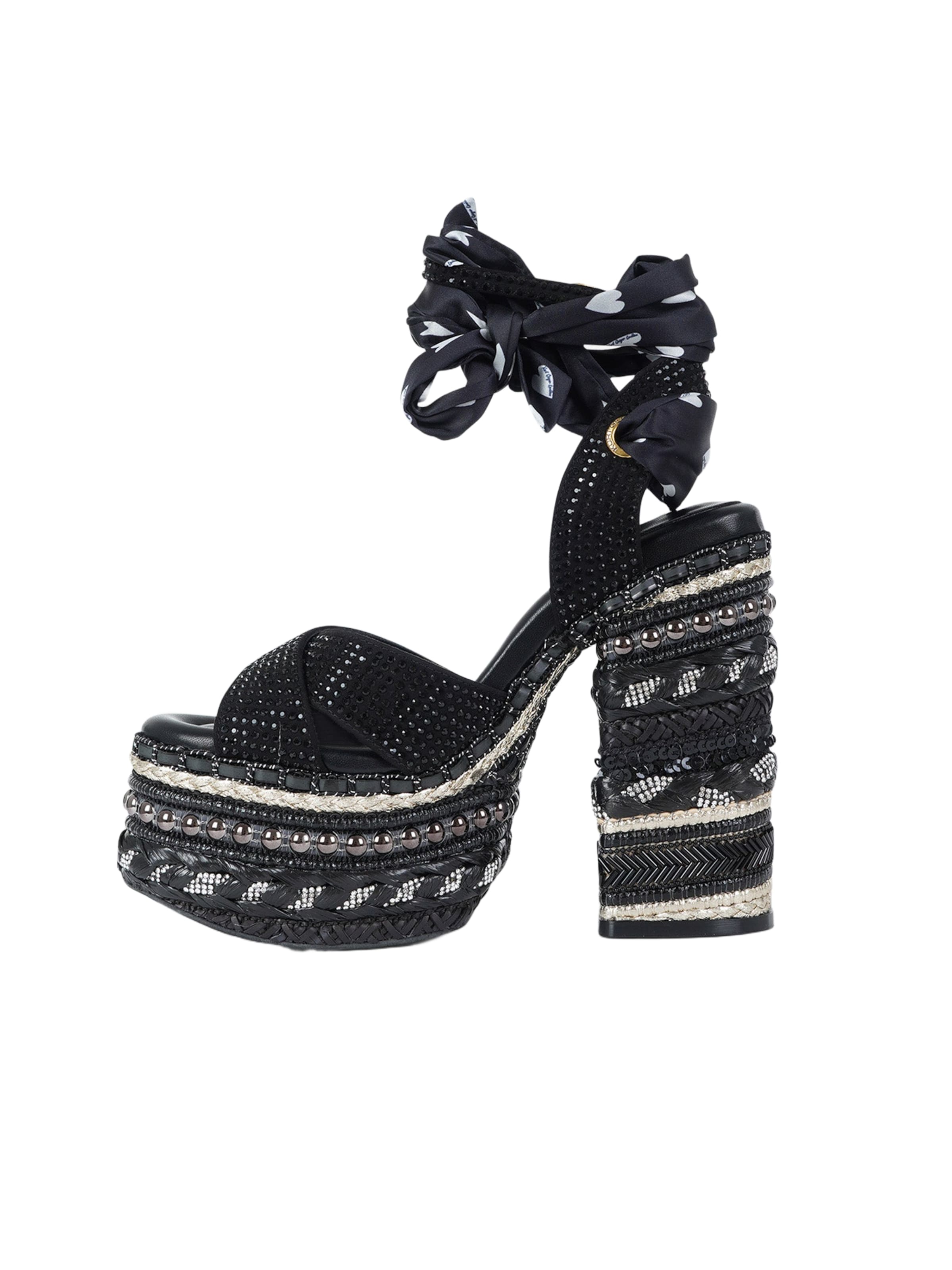 Kurt Geiger Sandals in Black: front
