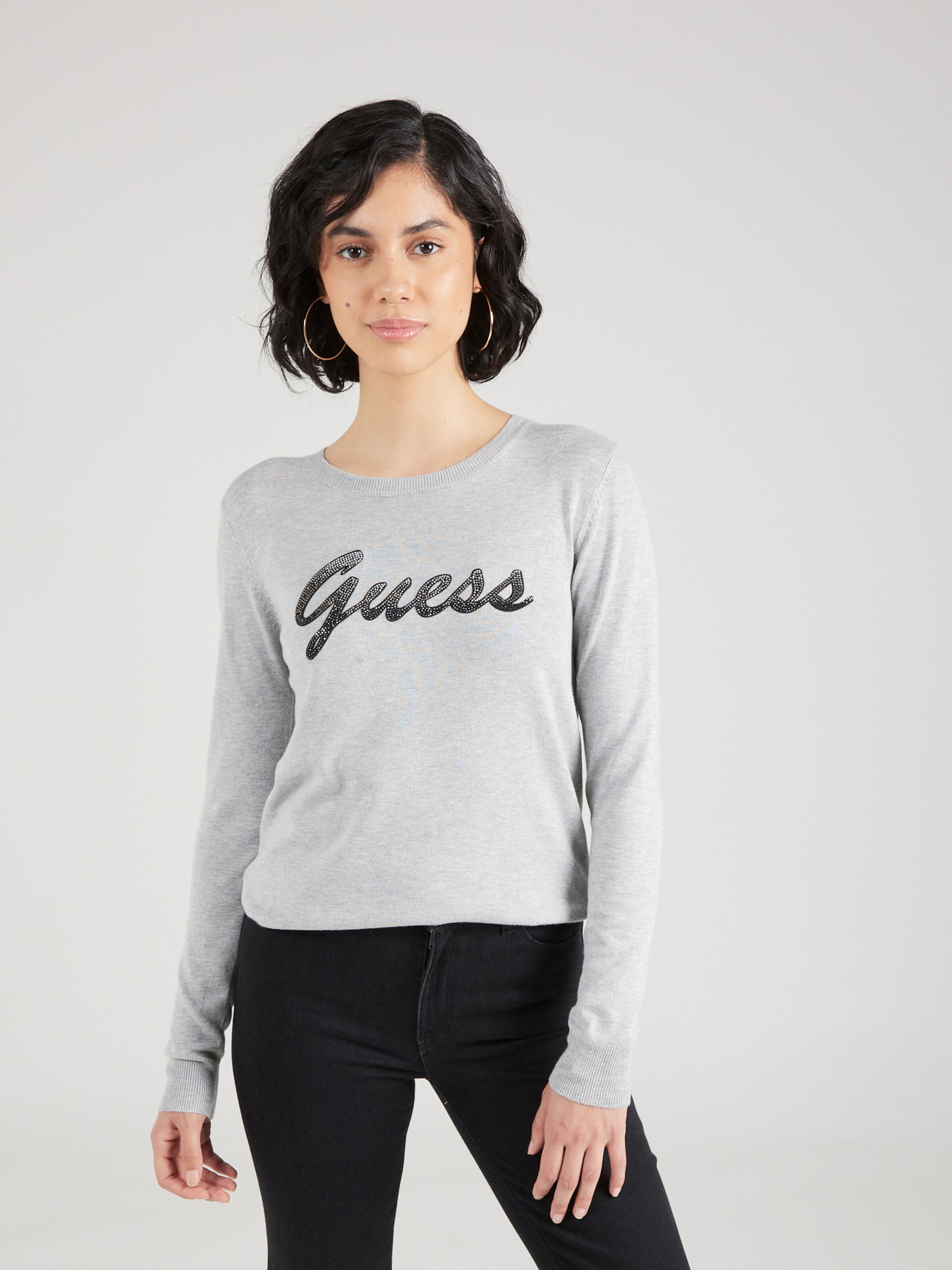 Guess sweater hotsell grey