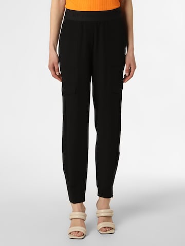 Cambio Tapered Pants in Black: front