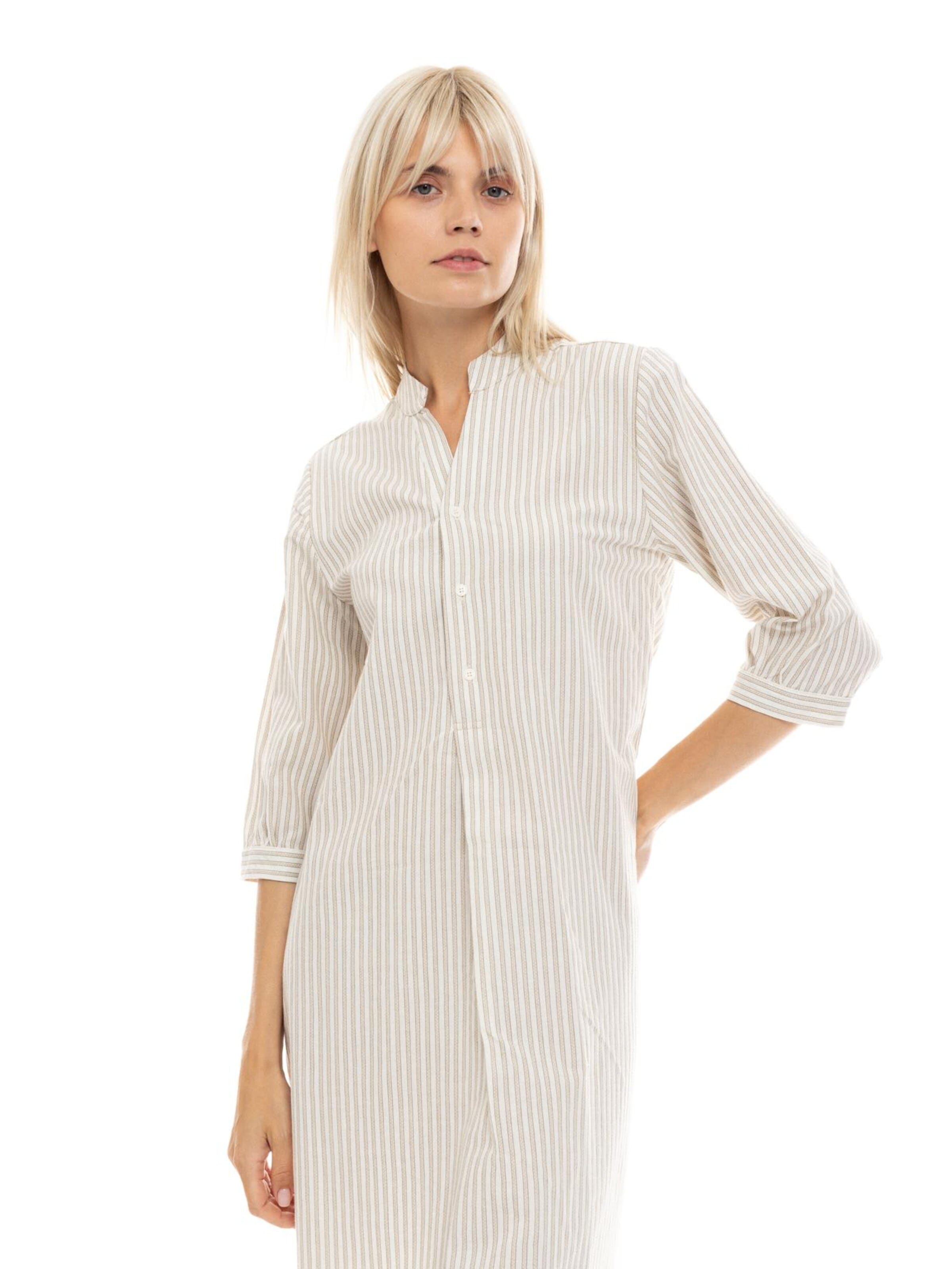 Robe-chemise Pink Label en beige