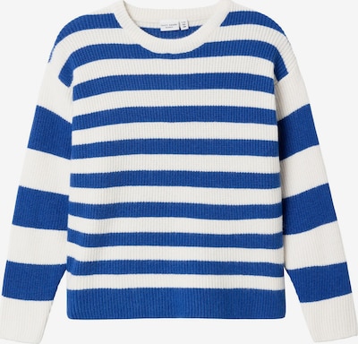 NAME IT Sweater in Sapphire / White, Item view