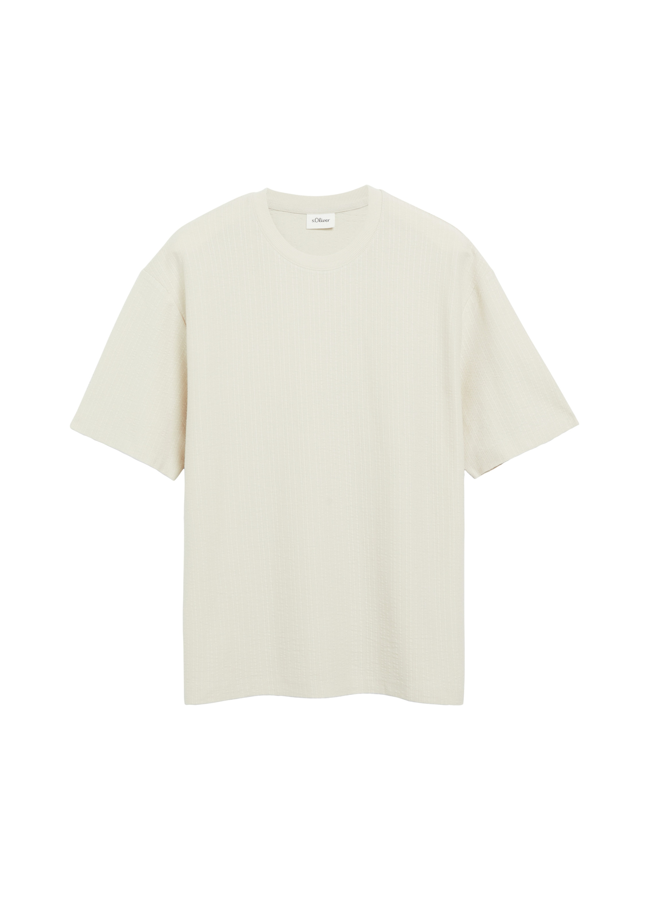 T-Shirt s.Oliver en beige : devant