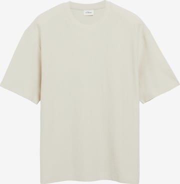 T-Shirt s.Oliver en beige : devant
