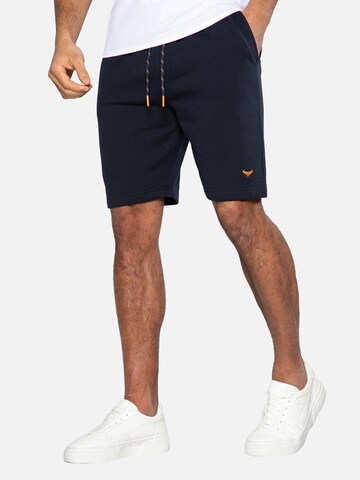 Threadbare Regular Shorts 'Bergamot' in Blau: Vorderseite