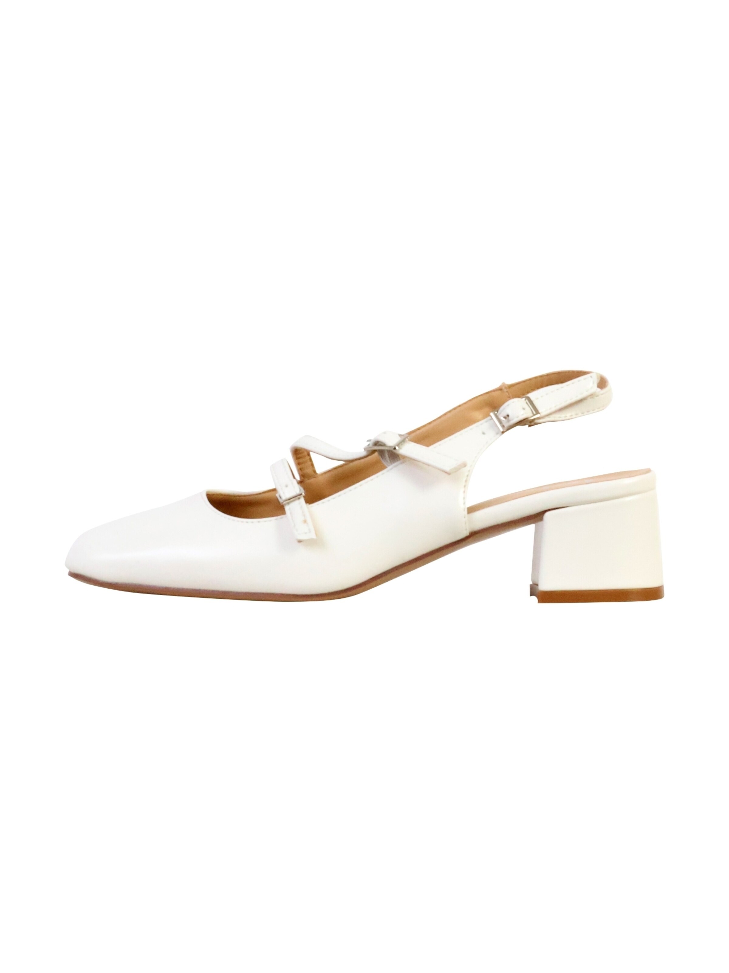 Super Mode Pumps 'Pumps mit Riemchen „Inia“' in Wit: voorkant
