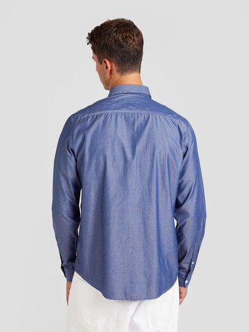 GUESS Regular Fit Hemd in Blau