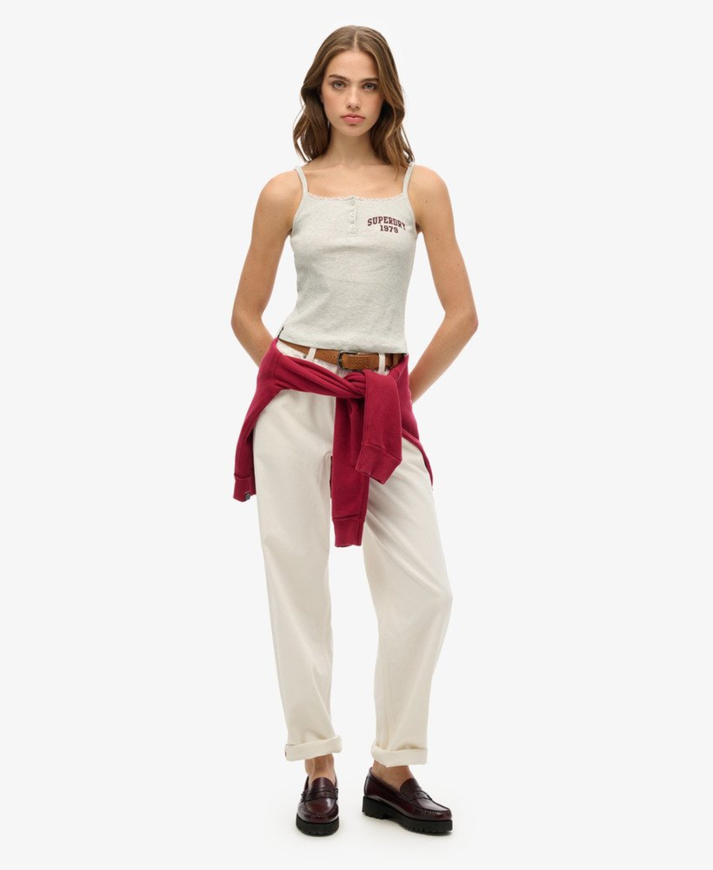 Superdry Top in Grau