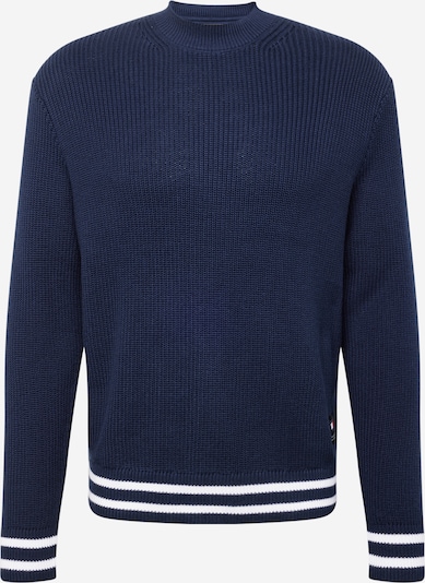 Tommy Jeans Sweter w kolorze niebieski / granatowy / czerwony / białym, Podgląd produktu