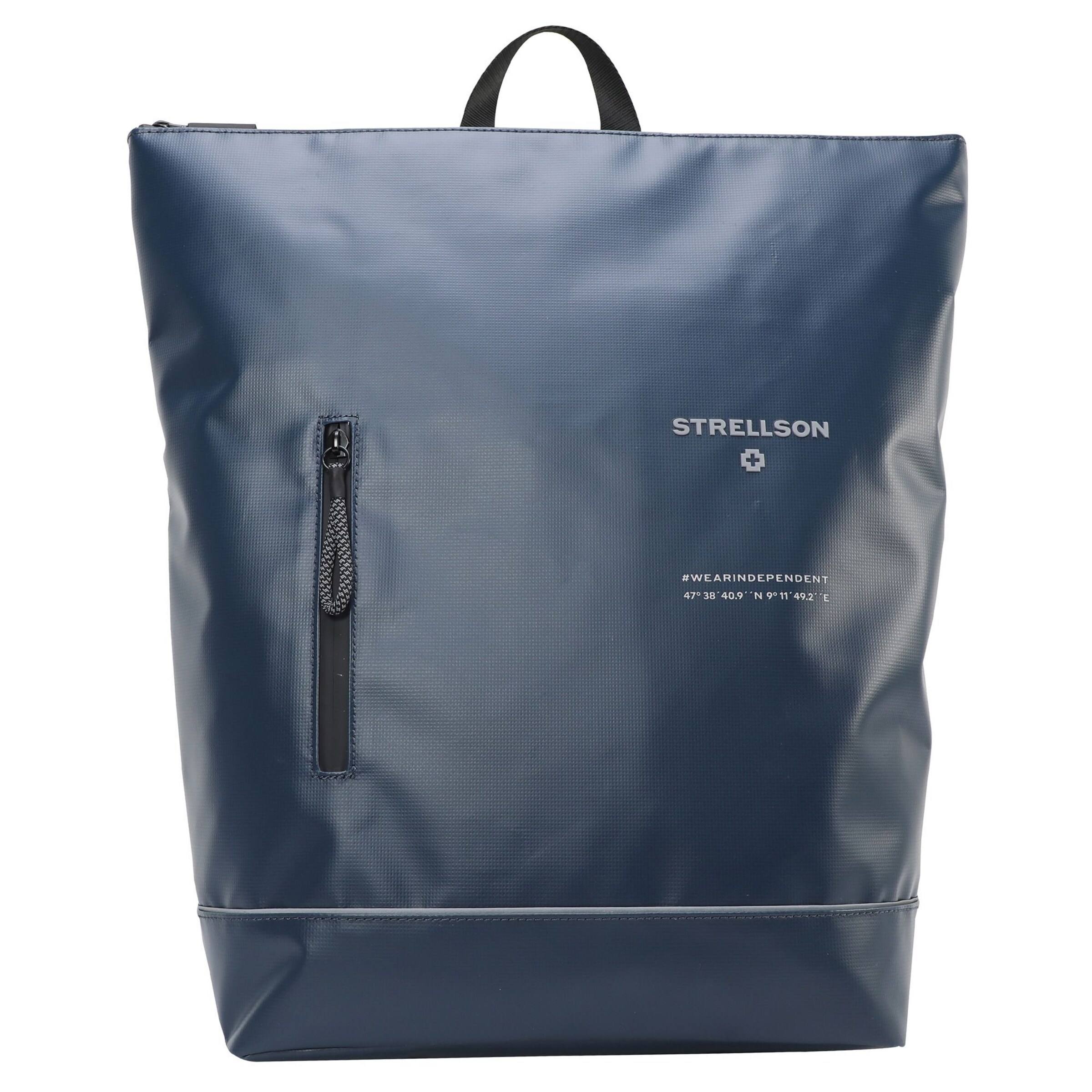 STRELLSON Rucksack 'Stockwell 2.0 Greg' in Blau: Vorderseite