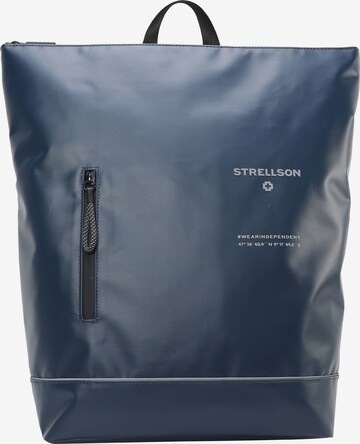 STRELLSON Rucksack 'Stockwell 2.0 Greg' in Blau: predná strana