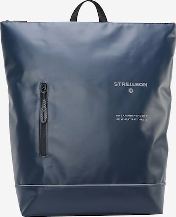 STRELLSON Backpack 'Stockwell 2.0 Greg' in Blue: front