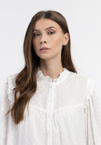 DreiMaster Vintage - Blusa en blanco