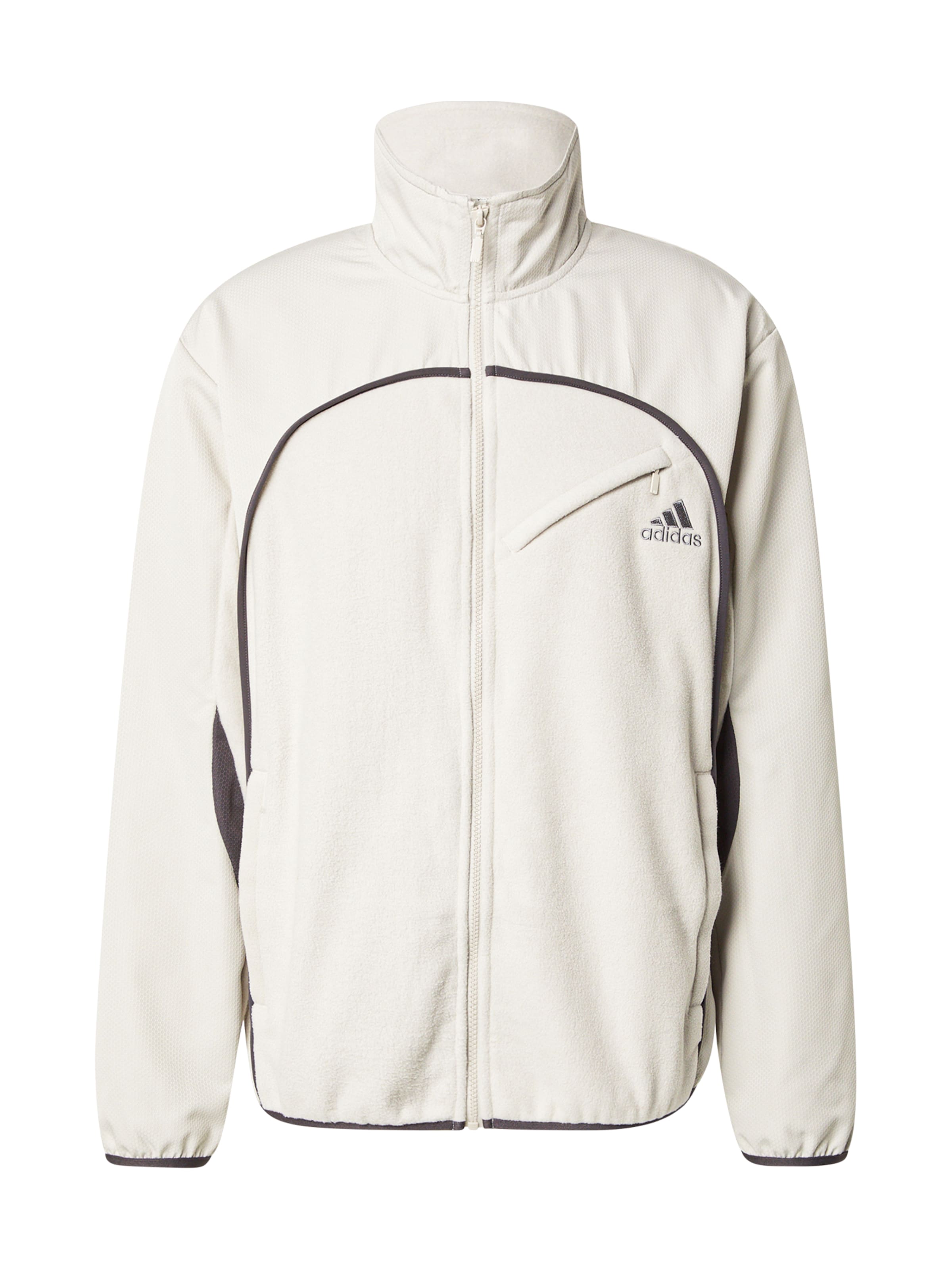 Jachetă  fleece funcțională de la ADIDAS ORIGINALS pe bej: față