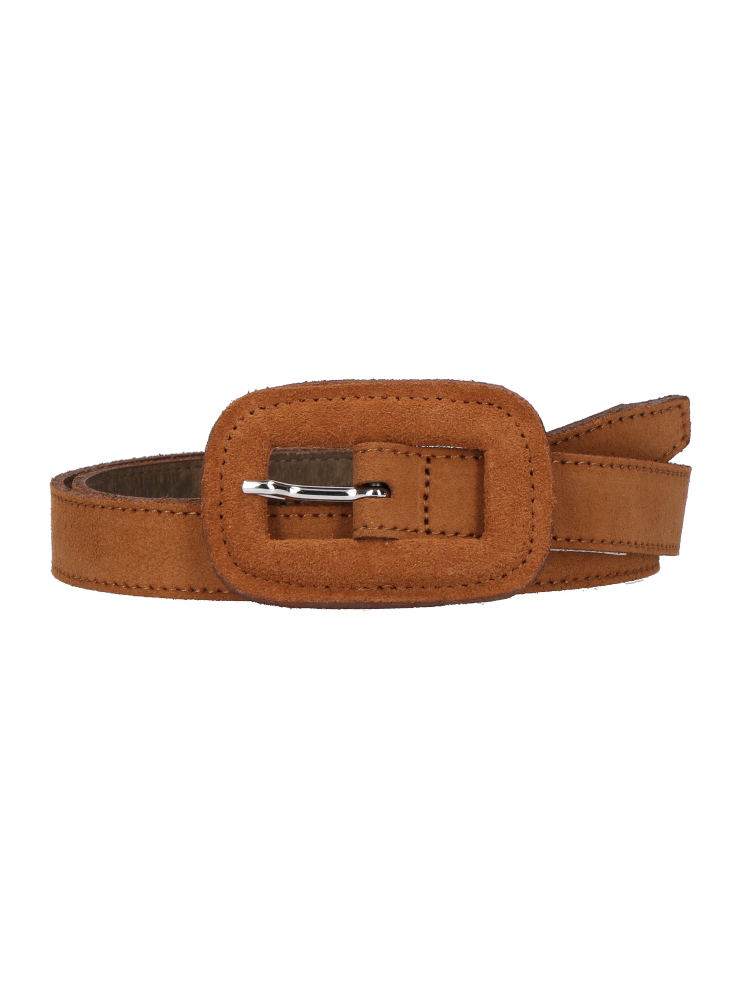 Ceinture 'Old Money' VANZETTI en marron : devant