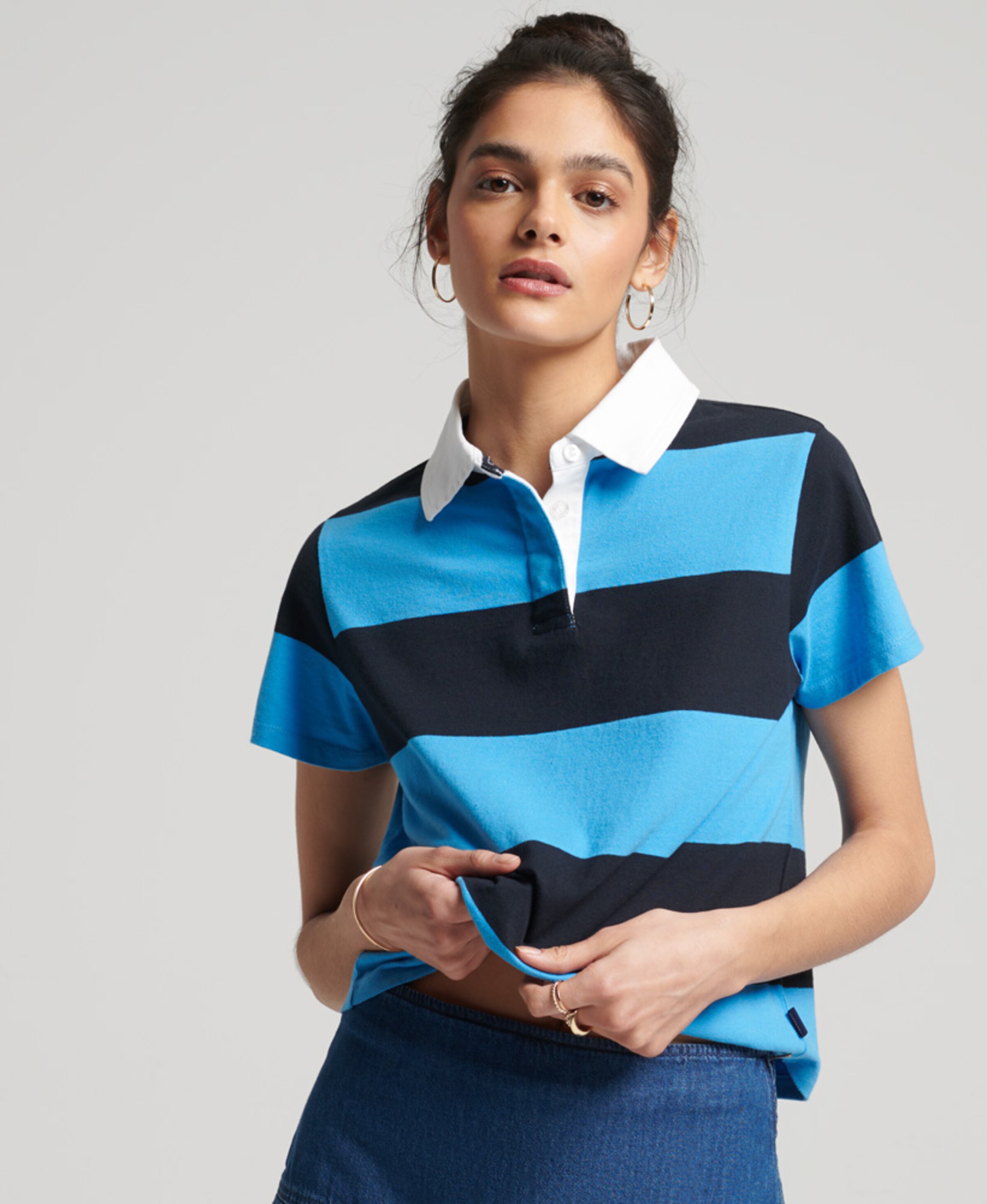 Frauen Shirts & Tops Superdry Shirt in Marine - VX25069 Frauen Shirts & Tops Superdry Shirt in Marine - VX25069