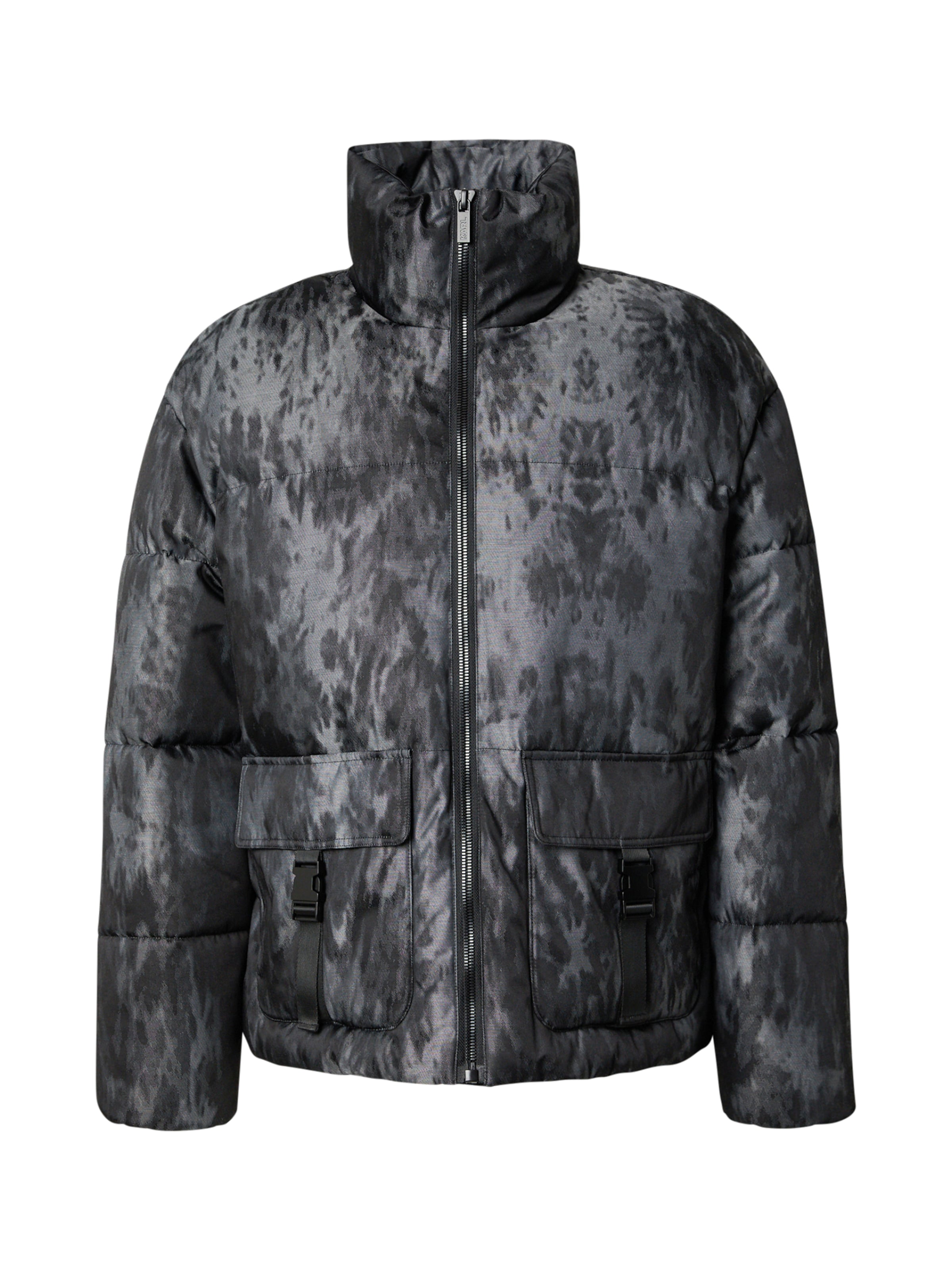 Geacă de primăvară-toamnă de la Karl Lagerfeld pe negru: față