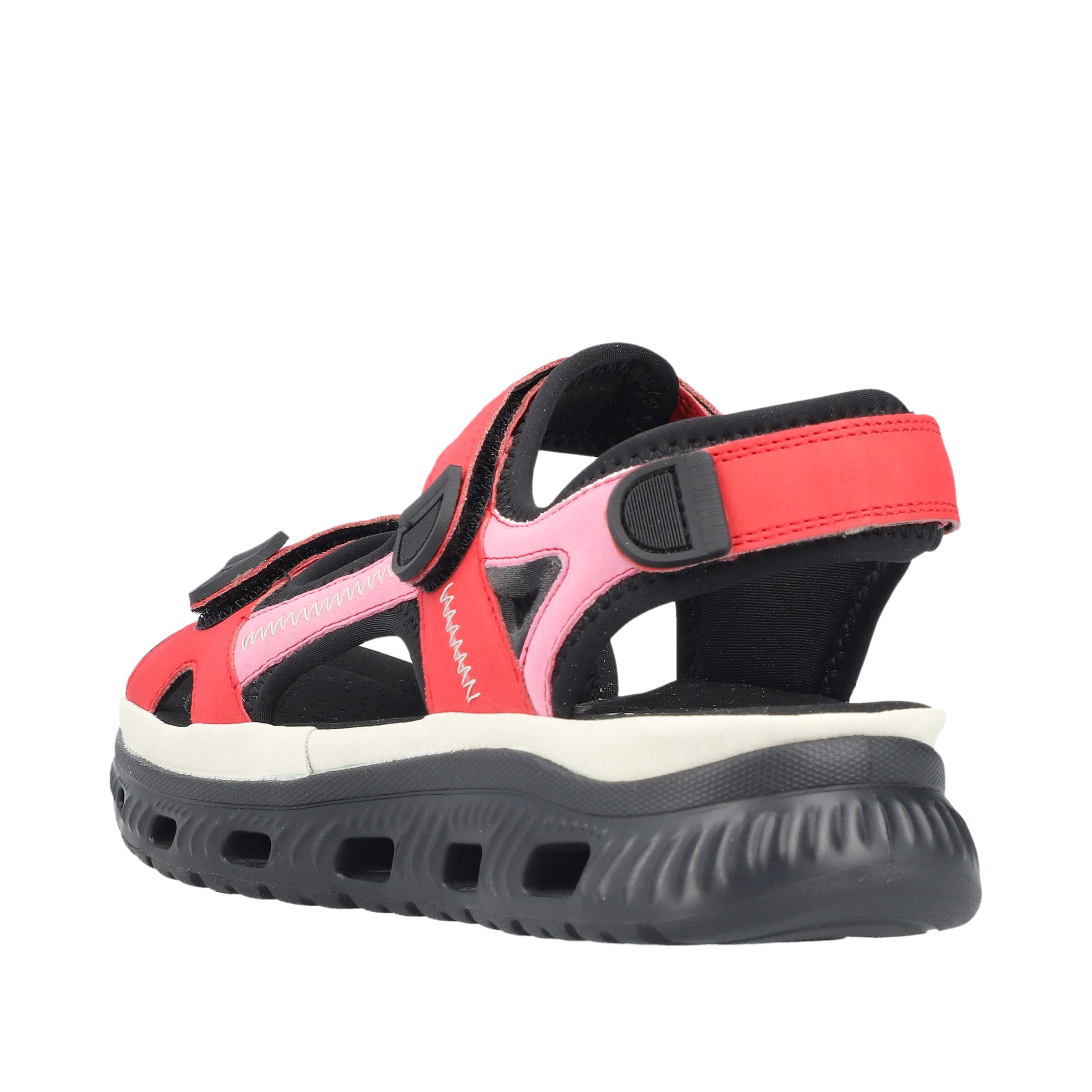Rieker Sport Hiking Sandals in Red