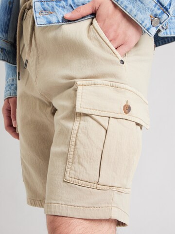 INDICODE JEANS Normalny krój Bojówki 'Bouillon' w kolorze szary