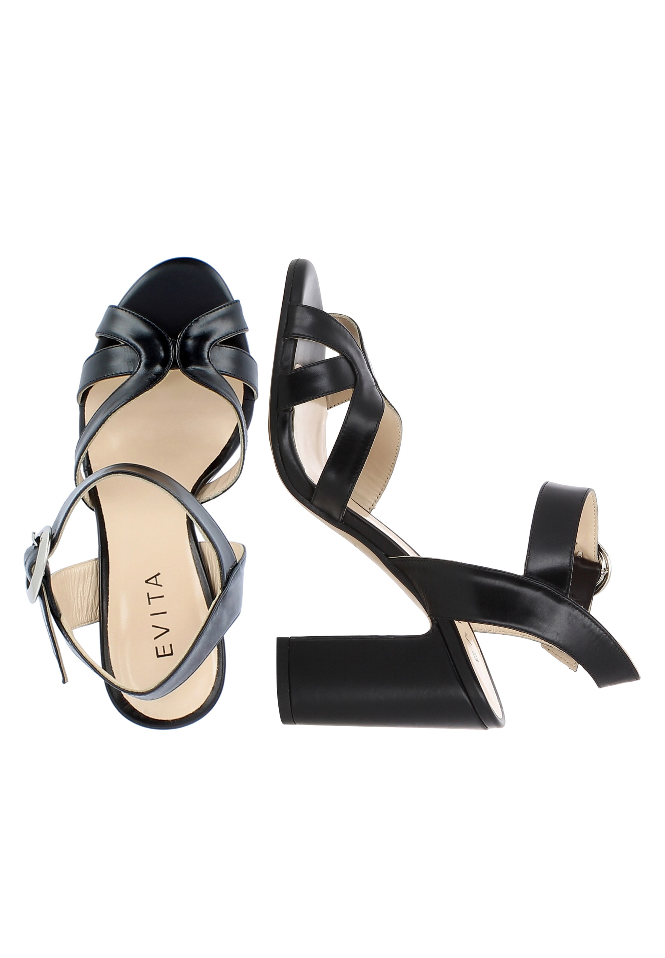 EVITA Damen Sandalette ISABEL in Schwarz