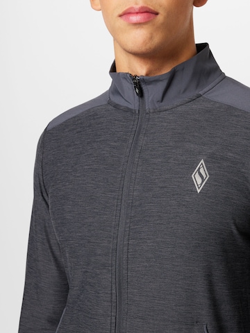 SKECHERS Athletic Zip-Up Hoodie in Grey