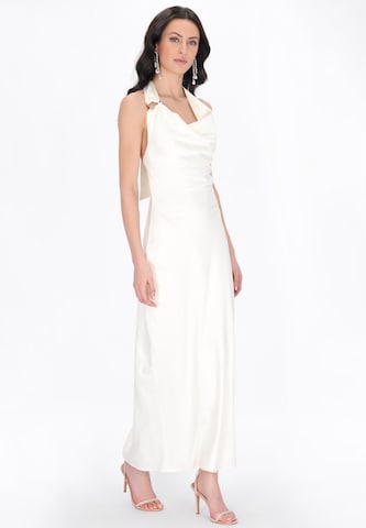 faina - Vestido de cocktail em branco