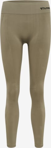 Hummel Sporthose in Grün: Vorderseite