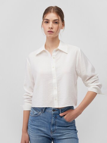 Mavi Blouse ' CROPPED SHIRT' in White: front