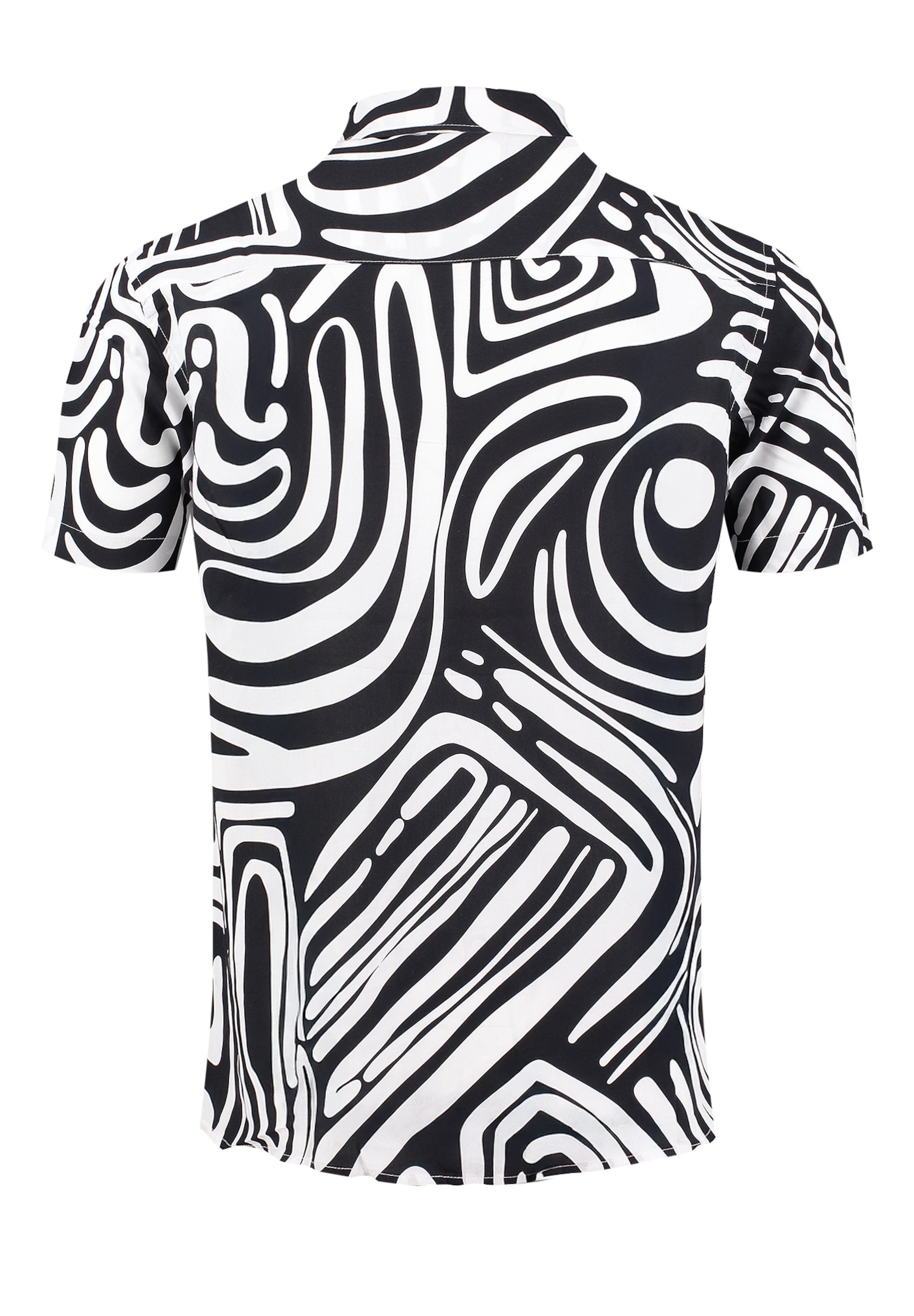 Comfort fit Camicia 'Sunglasses' di Key Largo in nero