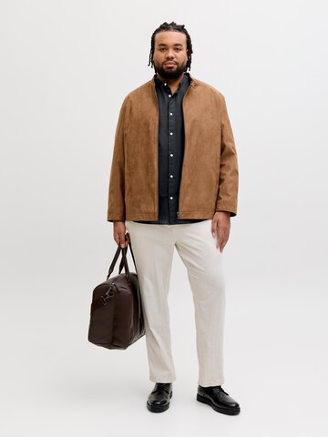 Jack & Jones Plus Средняя посадка Рубашка 'JJEBreeze' в Черный