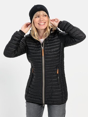 CAMEL ACTIVE Winter Coat in Black: front