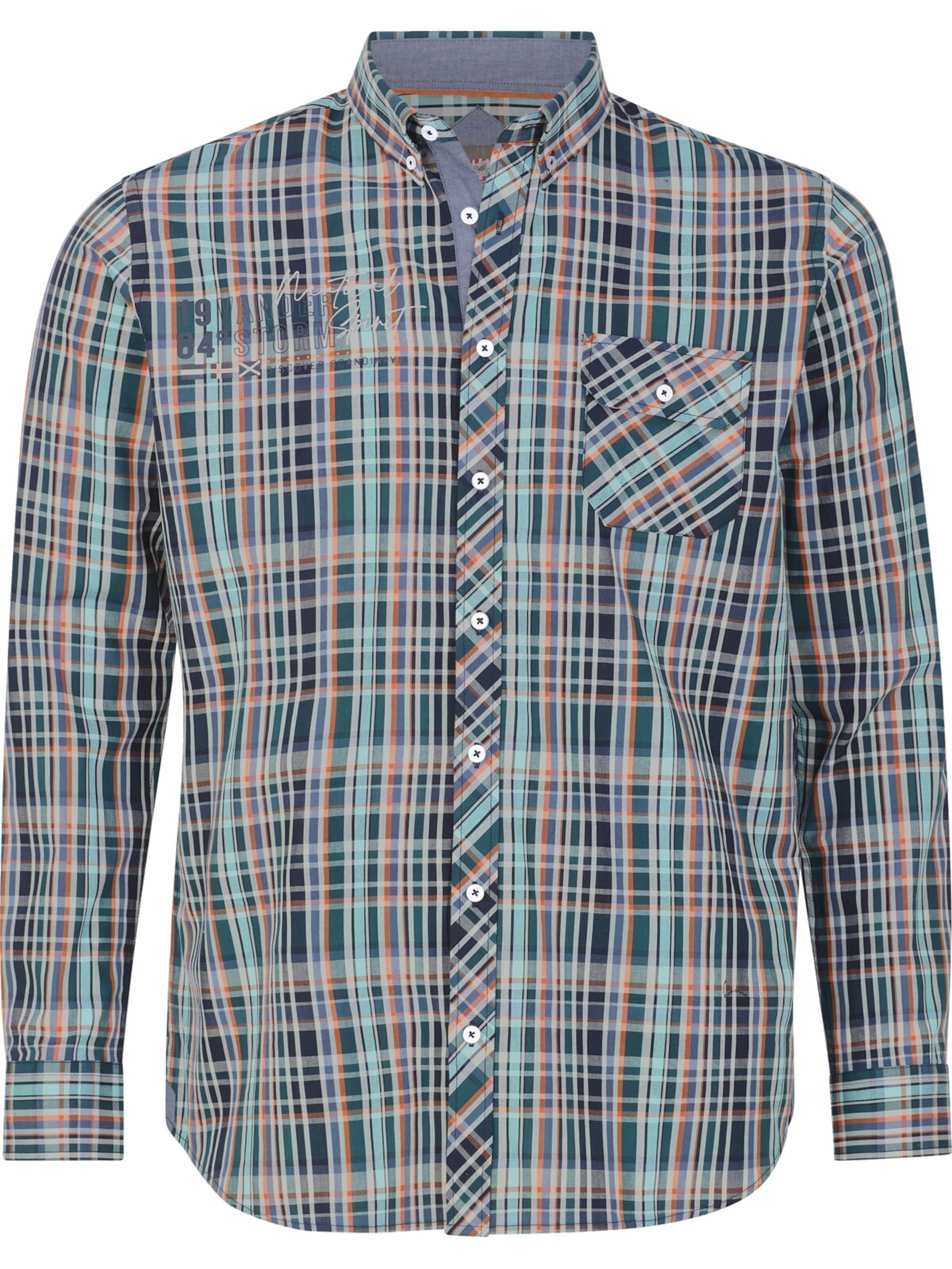 Jan Vanderstorm Comfort Fit Hemd 'Jorholm' in Grün: Vorderseite