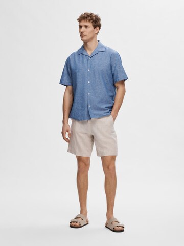 SELECTED HOMME Comfort Fit Skjorte i blå