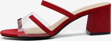 Celena - Zapatos abiertos 'Catriona' en rojo: frente