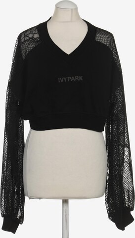 Ivy Park Sweatshirt & Zip-Up Hoodie in S in Black: front