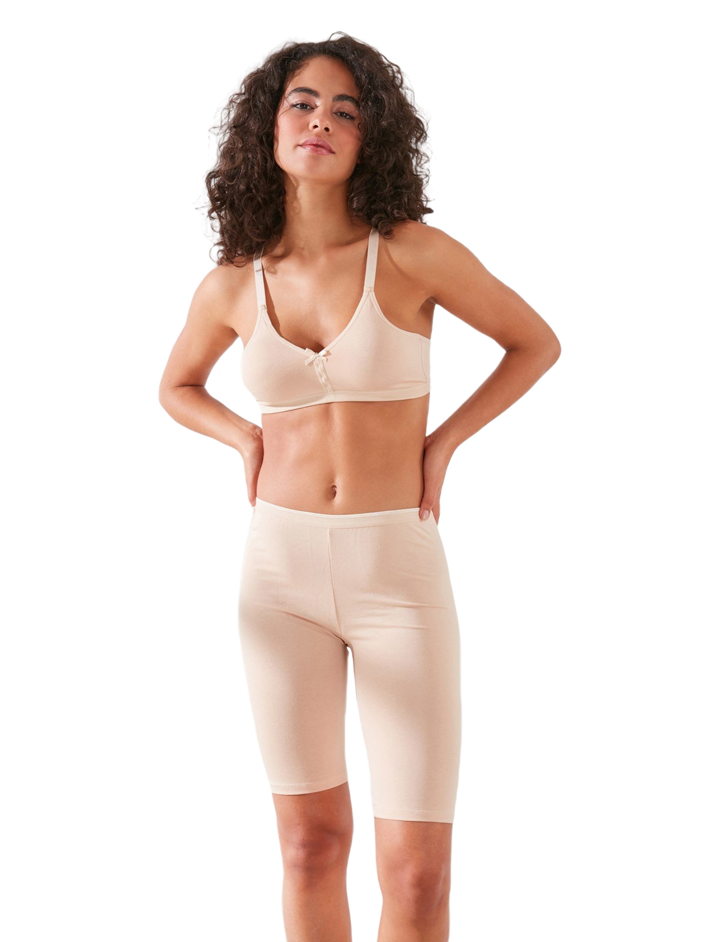 C&City Skinny Leggings in Beige: Vorderseite