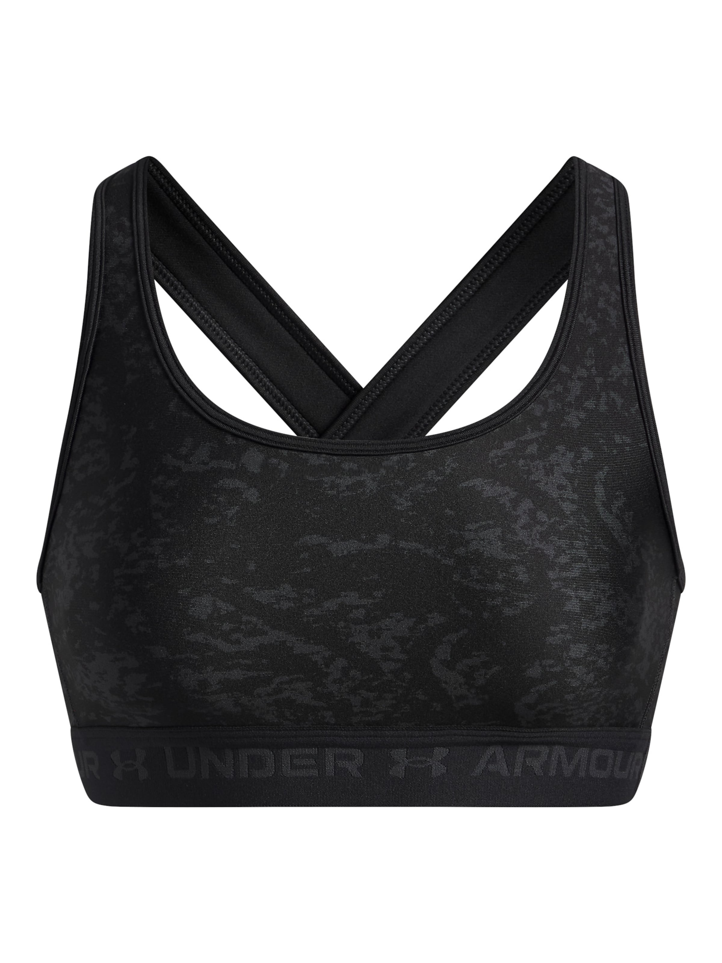 UNDER ARMOUR Bustier Sport bh in Zwart: voorkant