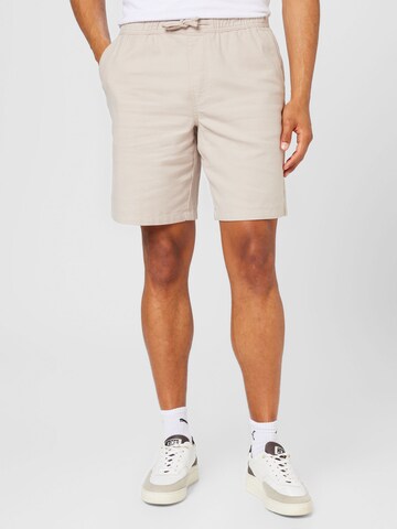 Casual Friday Regular Broek 'Phelix' in Beige: voorkant