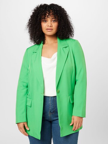 ONLY Carmakoma Blazer 'THEA' in Green: front