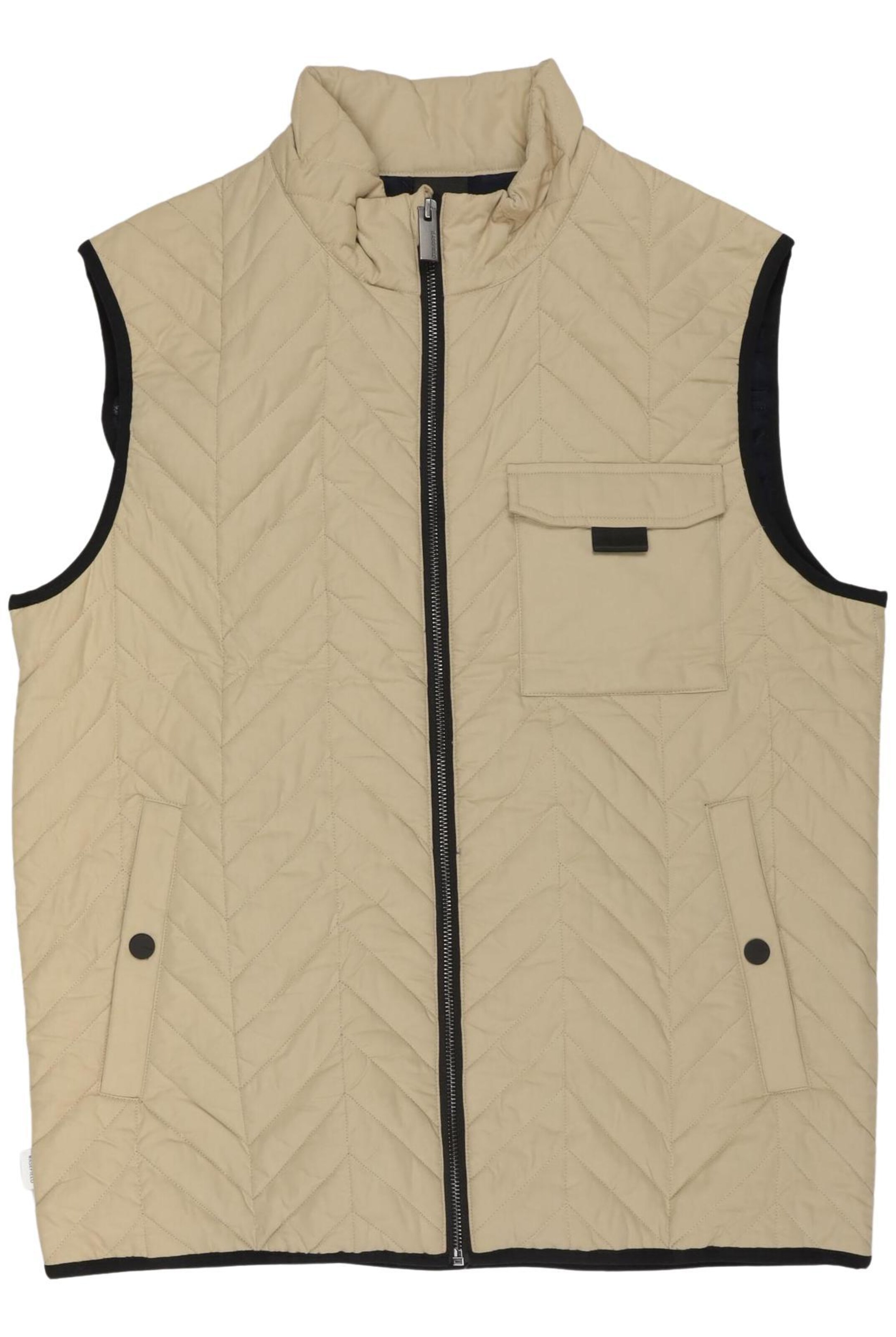 BASEFIELD Vest in XL in Beige: front