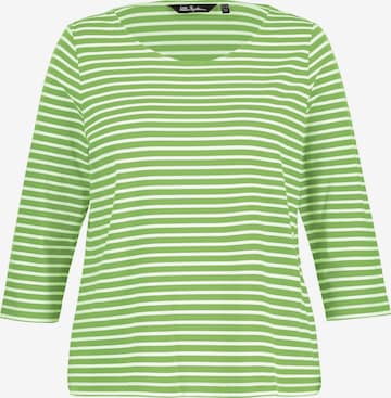 T-shirt Ulla Popken en vert : devant