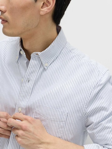 Marks & Spencer Regular fit Button Up Shirt in Blue